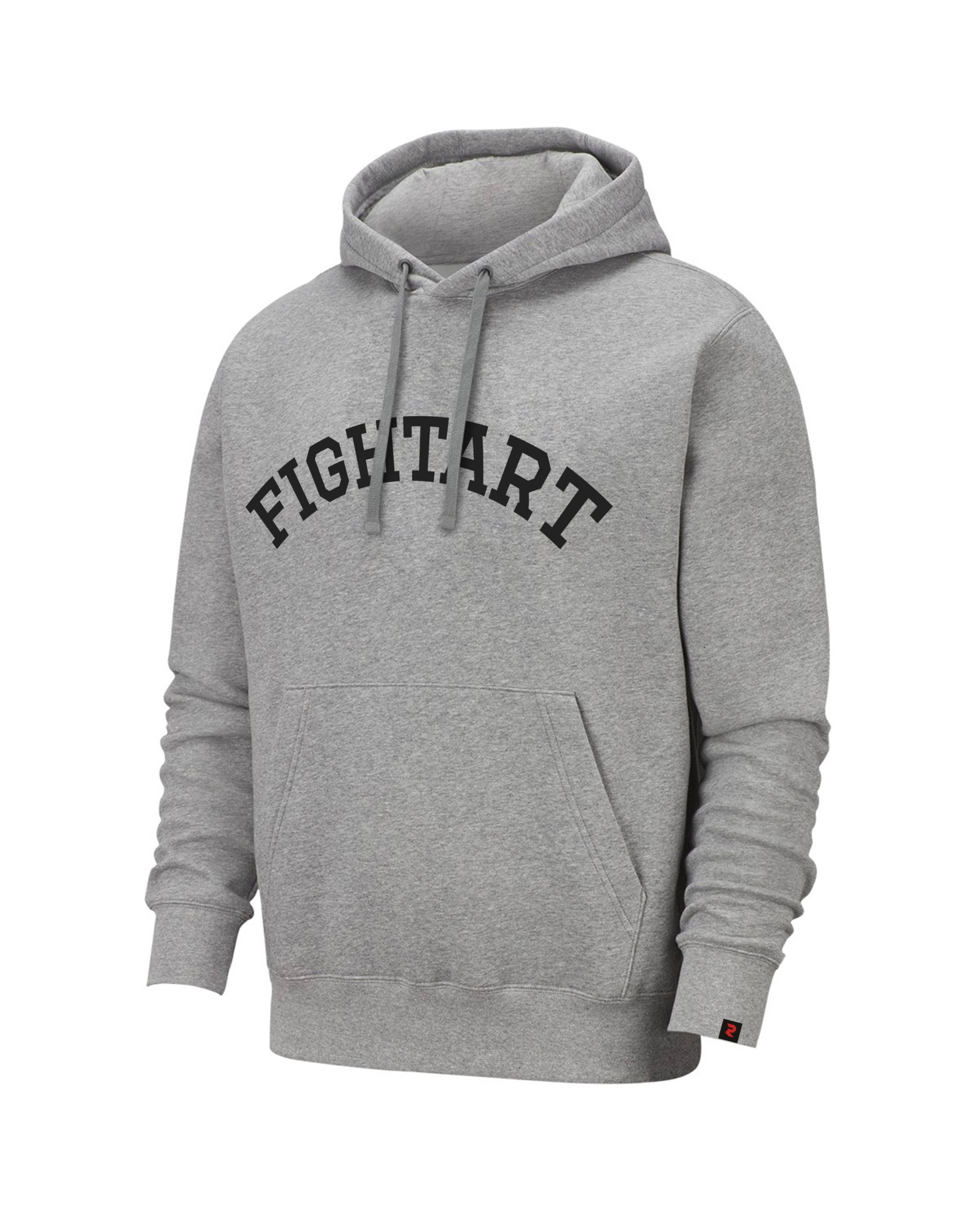 Sweatshirt gris à capuche unisexe – Confort & style arts martiaux