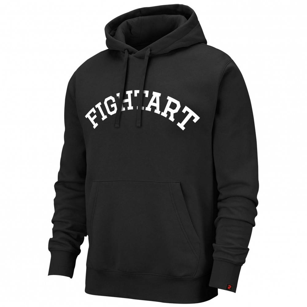 Sweatshirt noir à capuche unisexe – Confort & style arts martiaux